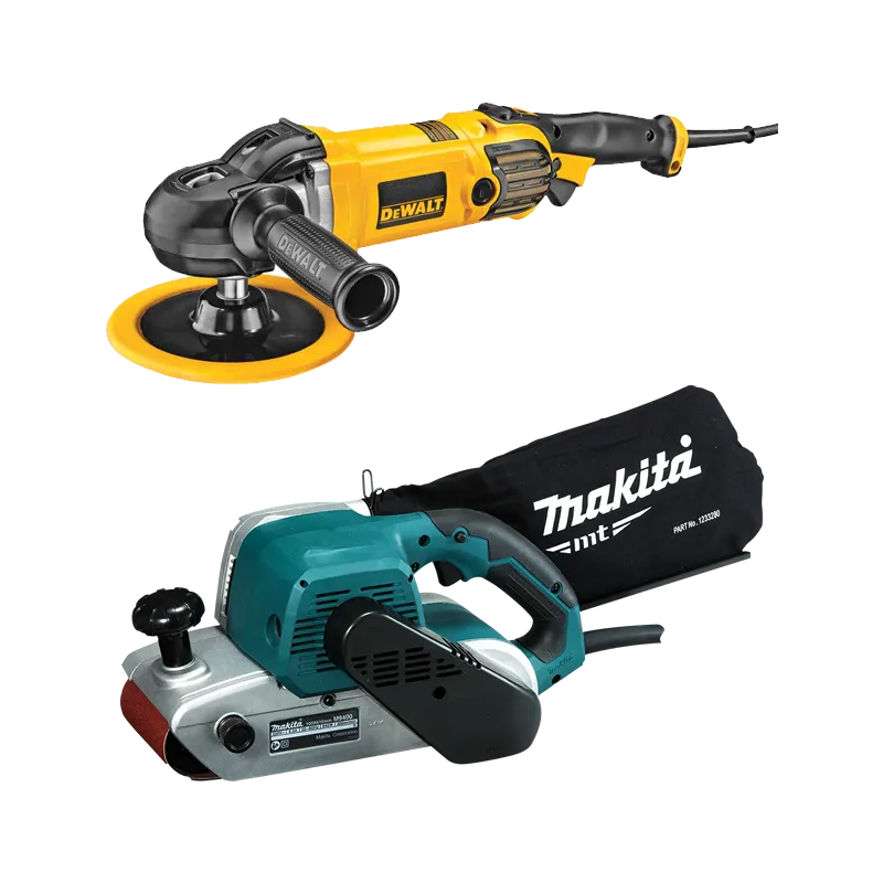 Equipos para lijado, pulido y acabado profesional